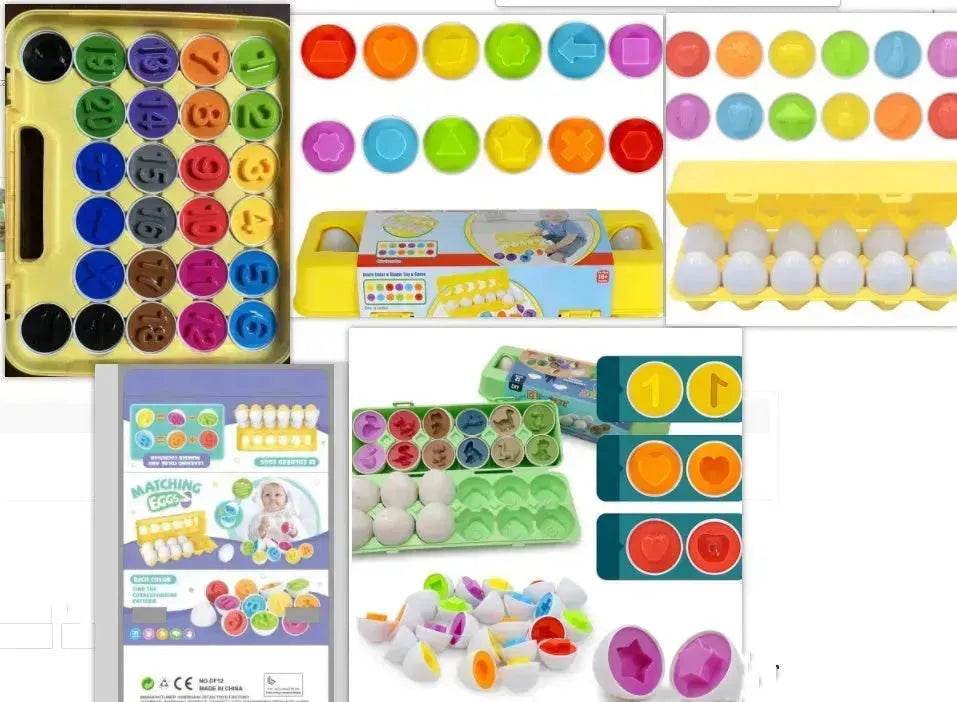 Baby Learning Educational Toy Smart Egg Toy Games Shape Matching Sorters Toys Montessori Eggs Toys For Kids Children - www.Shopthatapp.com