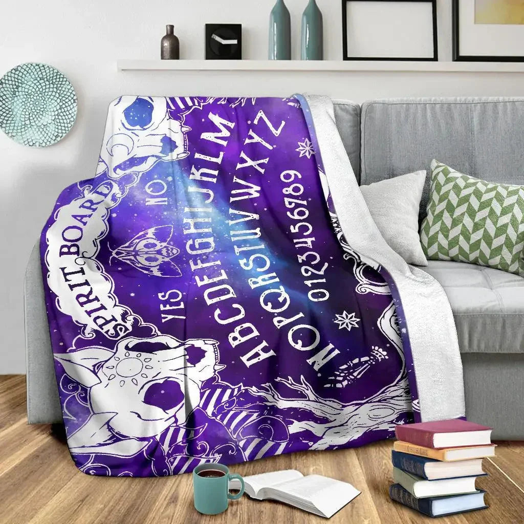 Halloween Witch Blanket Flannel Blanket - www.Shopthatapp.com