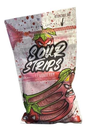 Sour Strips Lemonberry Flavour 96G - U.S Edition - www.Shopthatapp.com