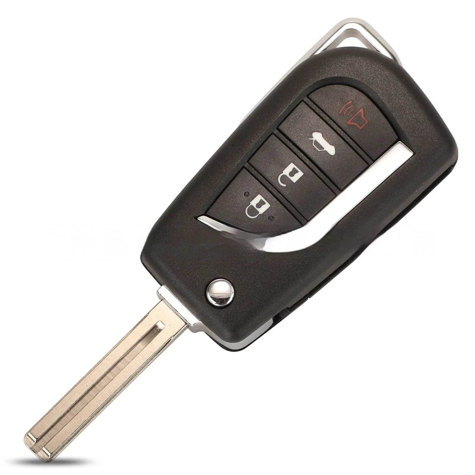 Folding Key Shell Camry Reeling Ruizhi Highlander Remote Control Key Shell 4 Keys - www.Shopthatapp.com
