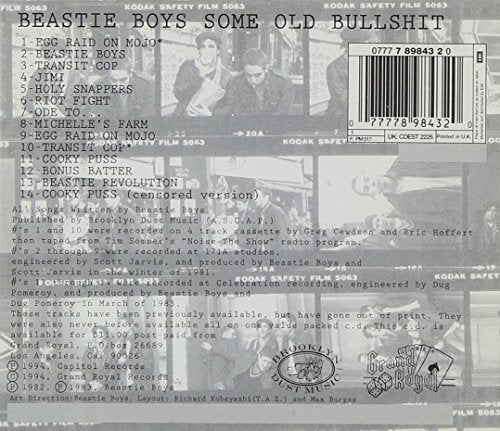Beastie Boys / Some Old Bullshit - CD (Used) - www.Shopthatapp.com