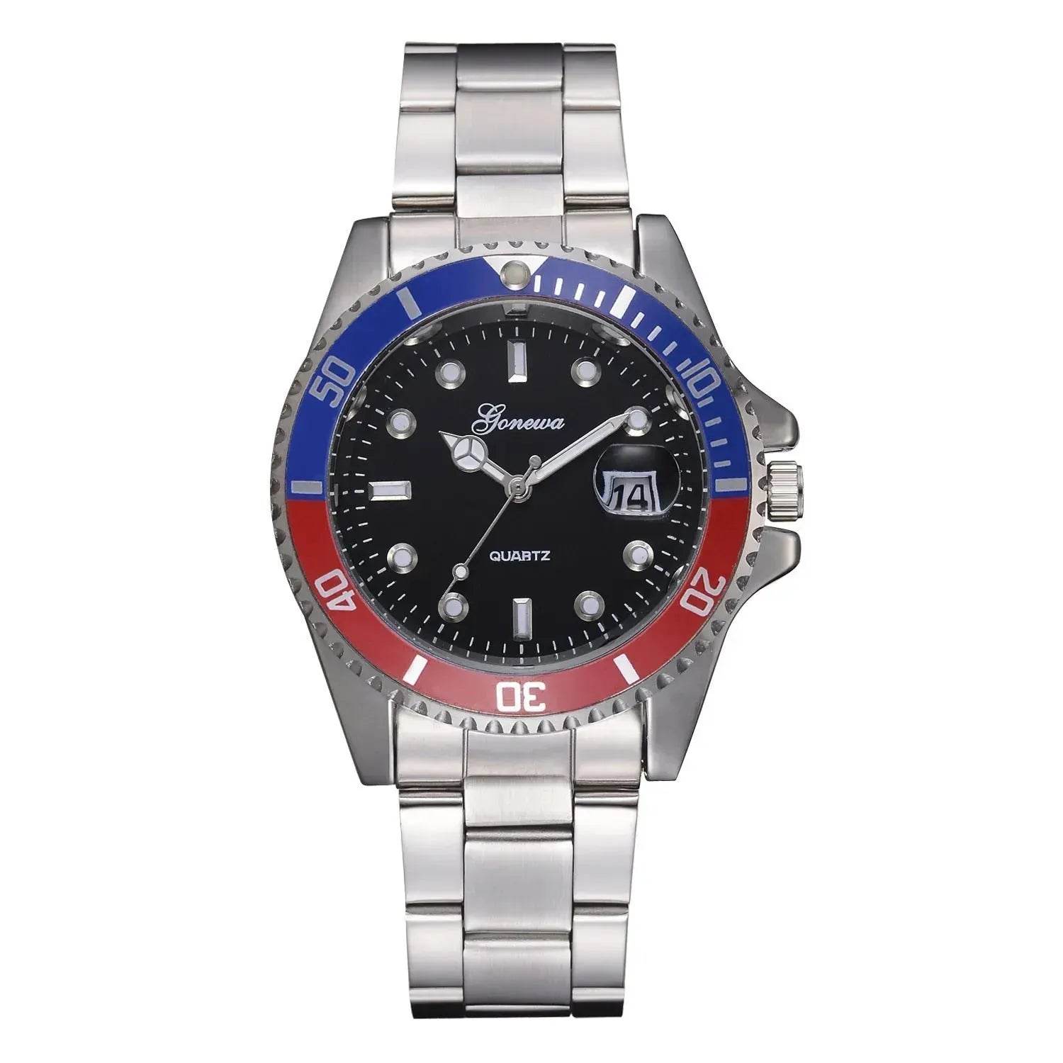 Calendar exquisite quartz watch - www.Shopthatapp.com