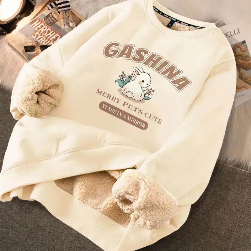 Autumn Winter Fleece-lined thick sweatshirt Pullover top for men - www.Shopthatapp.com