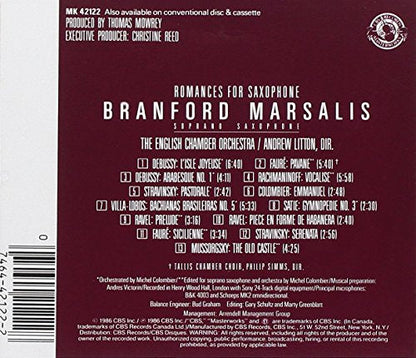 Branford Marsalis / Romances For Saxophone - CD (Used) - www.Shopthatapp.com