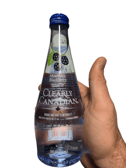 Clearly Canadian Sparkling Mountain Blackberry Bottle 325ML - Canadian Edition - www.Shopthatapp.com