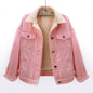 Lamb Wool Thickened Plus Velvet Denim Jacket Women - www.Shopthatapp.com
