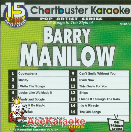 Chartbuster Karaoke: Barry Manilow - www.Shopthatapp.com
