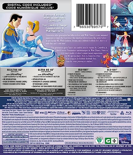Cinderella - 4K/Blu-Ray - www.Shopthatapp.com