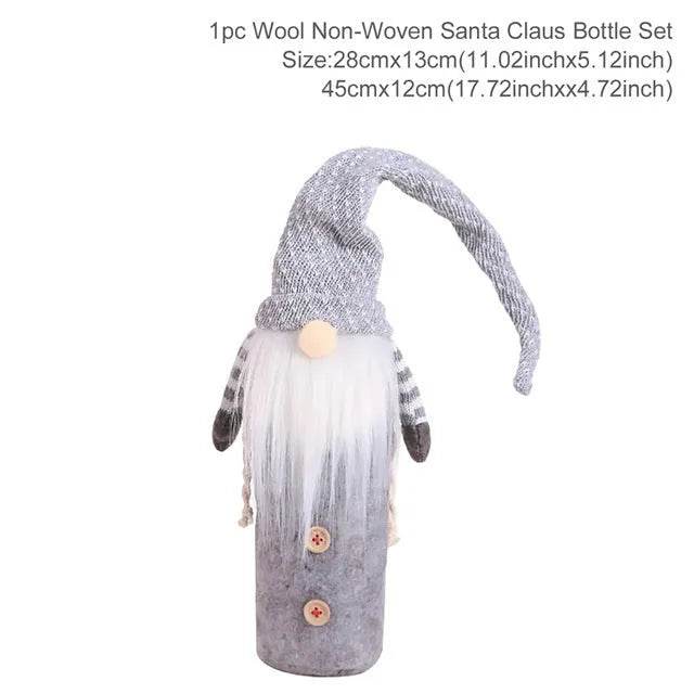 Christmas Decorations Christmas Wine Bottle Socks - www.Shopthatapp.com