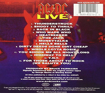 AC/DC / Live: 1992 - CD