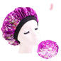 Beauty print Satin Silk Hair Bonnet for sleeping - www.Shopthatapp.com