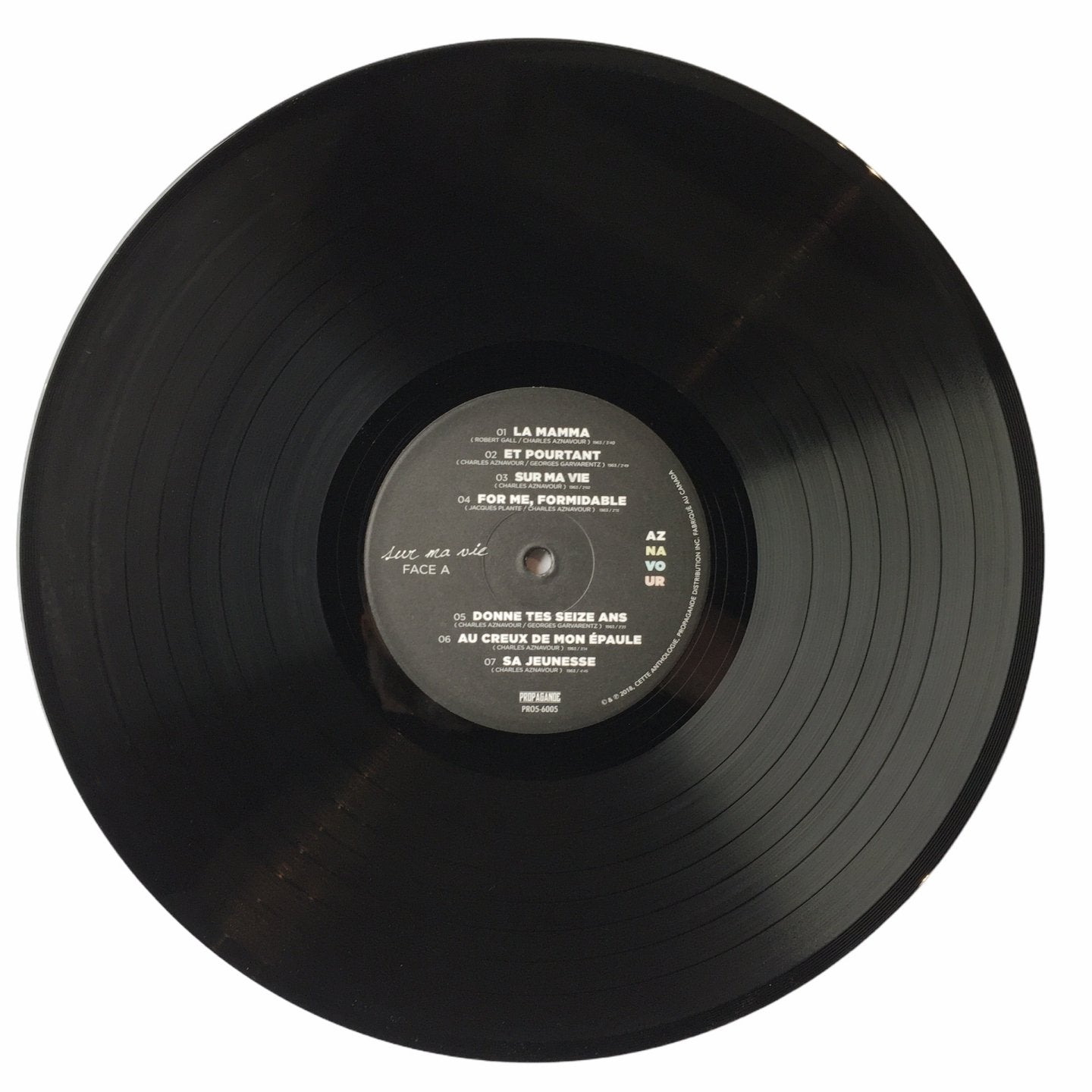 Charles Aznavour / Sur ma vie - LP - www.Shopthatapp.com