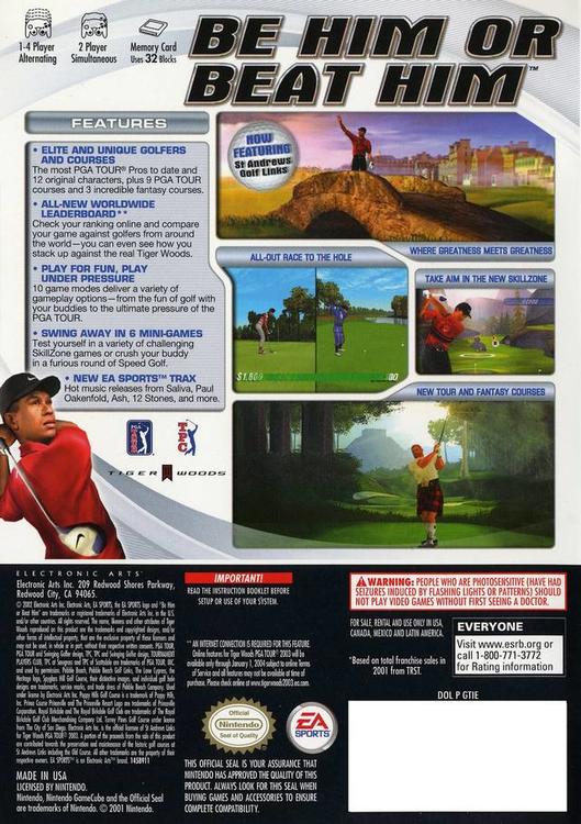 Tiger Woods - PGA Tour 2003 (usagé) - www.Shopthatapp.com