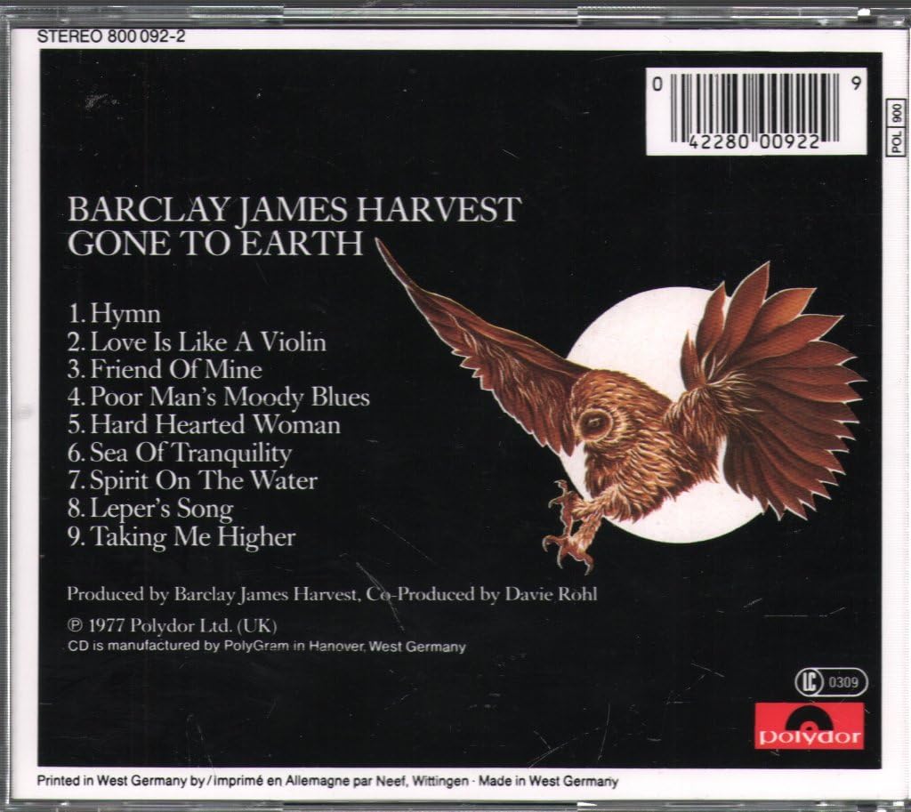 Barclay James Harvest / Gone to Earth - CD (Used) - www.Shopthatapp.com
