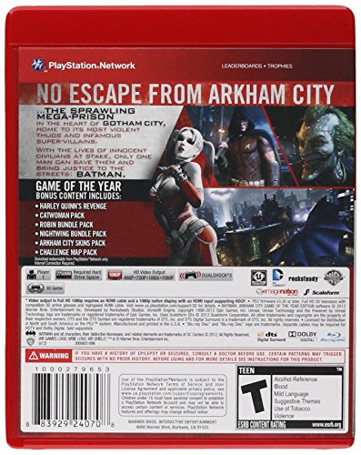 Batman: Arkham City (Game of the Year Edition) - PS3 - www.Shopthatapp.com