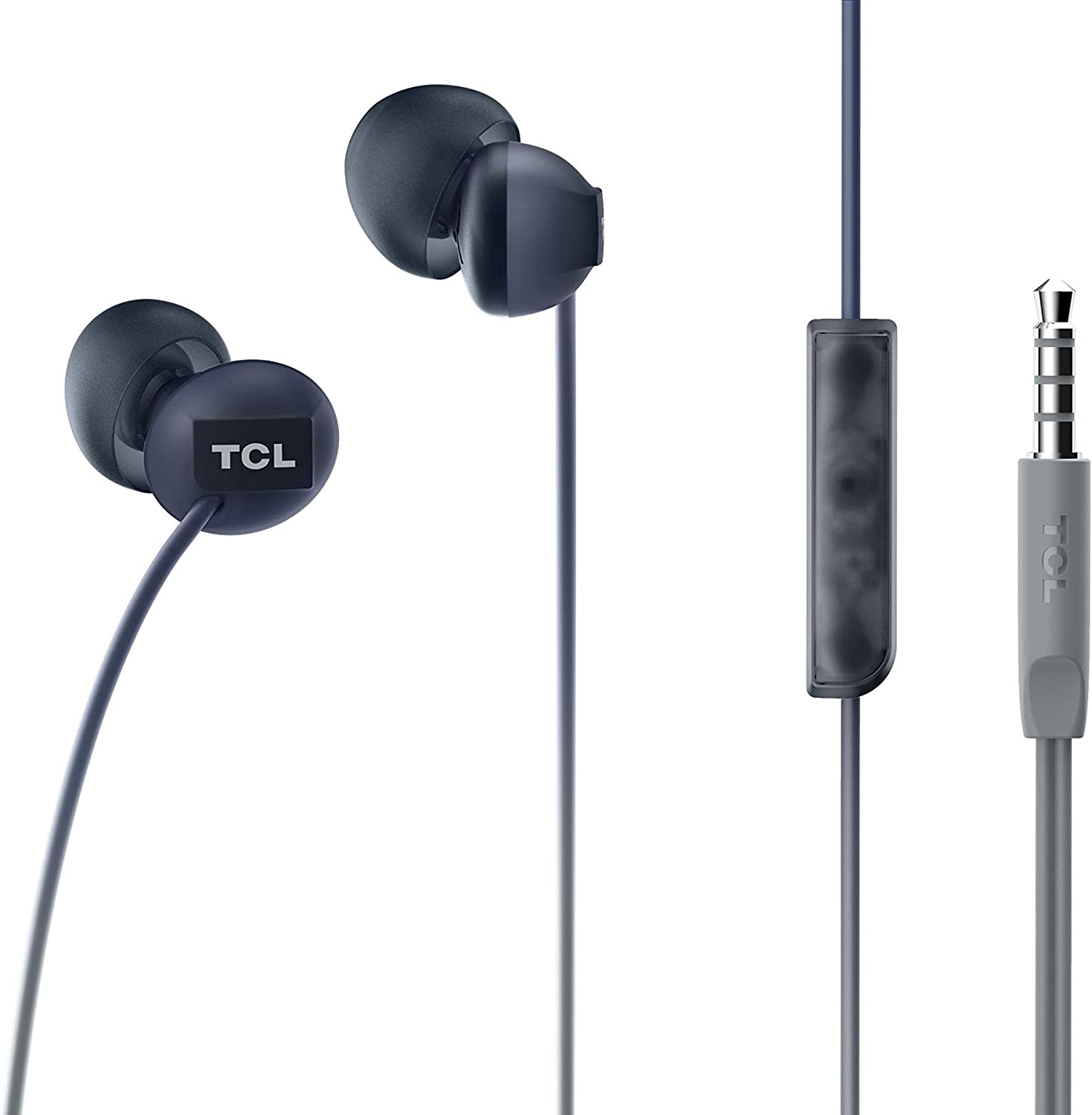 Écouteurs TCL intra-auriculaires filaires avec micro intégré (SOCL300) - www.Shopthatapp.com