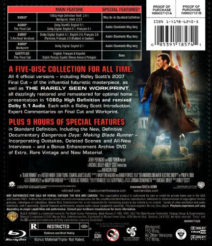 Blade Runner: The Complete Collector's Edition [Blu-ray] (Bilingual) - www.Shopthatapp.com
