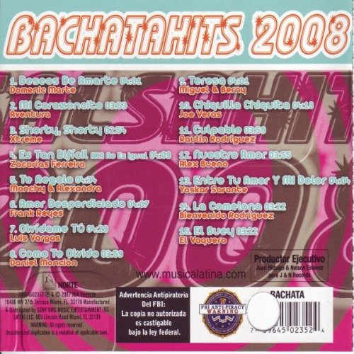 Bachatahits 2008 - www.Shopthatapp.com