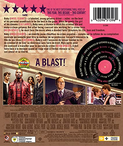 Baby Driver - Blu-Ray (Used) - www.Shopthatapp.com