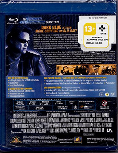 Bleu Sombre (English/French) 2003 (Widescreen) Doublé au Québec (Cover Bilingue) Édition Spéciale de 2 Disques [Blu-ray + DVD] - www.Shopthatapp.com