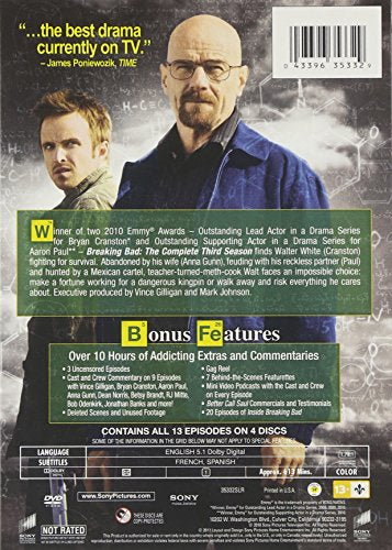Breaking Bad: The Complete Third Season - DVD (Used) - www.Shopthatapp.com
