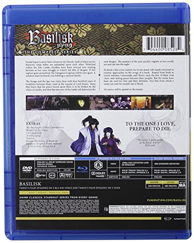 Basilisk - Complete Series ( Anime Classics) [Blu-ray + DVD] - www.Shopthatapp.com