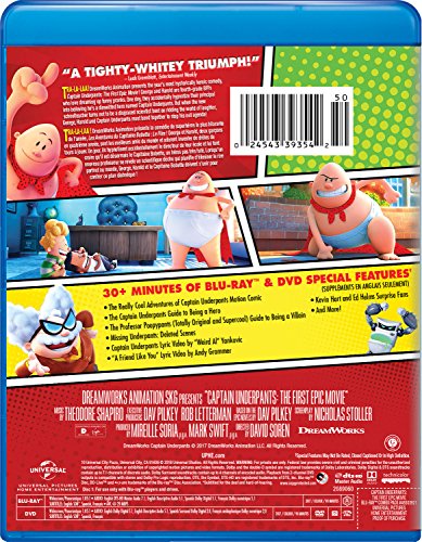 Captain Underpants - Blu-Ray/DVD (Used) - www.Shopthatapp.com