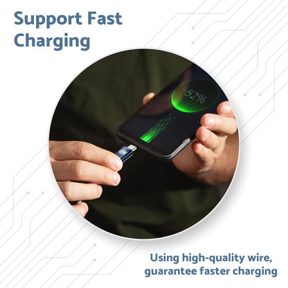 Adaptateur iOS vers USB C 35 W PD Charge ultra rapide pour iPhone avec port d'alimentation USB C