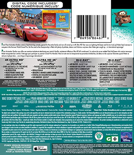 Cars 2 - 4K/Blu-Ray - www.Shopthatapp.com