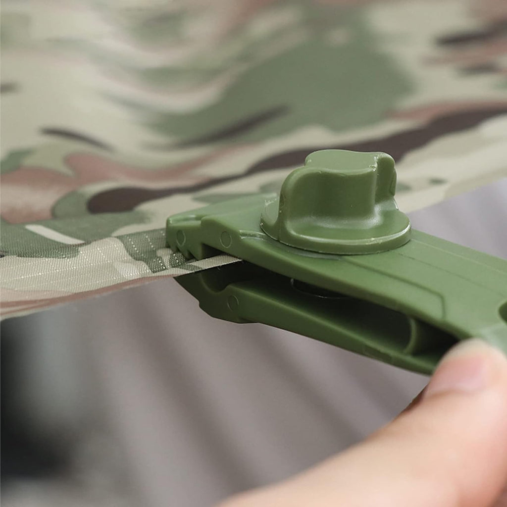 Tarpaulin Clips with 4mm Tarpaulin Ties for Camping Cargo Car Boat 10 Pack - www.Shopthatapp.com
