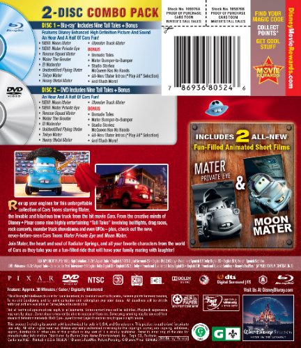 Cars Toon: Mater's Tall Tales - Blu-Ray/DVD (Used) - www.Shopthatapp.com