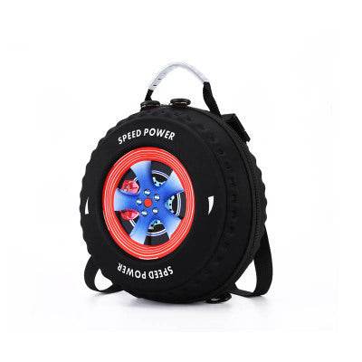 Kid's Small Schoolbag Personalized Creative 3D Cartoon Tire Kindergarten Backpack - www.Shopthatapp.com