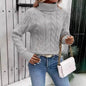 Women's Cable-knit Turtleneck Sweater - www.Shopthatapp.com