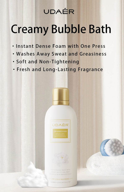 UDAER Cream Bubble Bath Hydrating Shower Gel Gentle Cleansing Body Wash - www.Shopthatapp.com