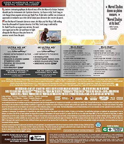 Ant-Man And The Wasp - 4K/Blu-Ray (Used)