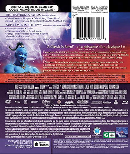Aladdin - Blu-Ray/DVD - www.Shopthatapp.com