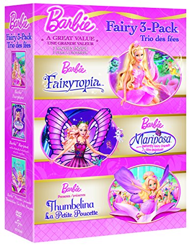 Barbie Fairy 3-Pack (Bilingual) - DVD (Used) - www.Shopthatapp.com