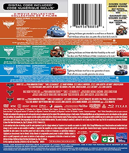 Cars / 3-Movie Collection - Blu-Ray - www.Shopthatapp.com