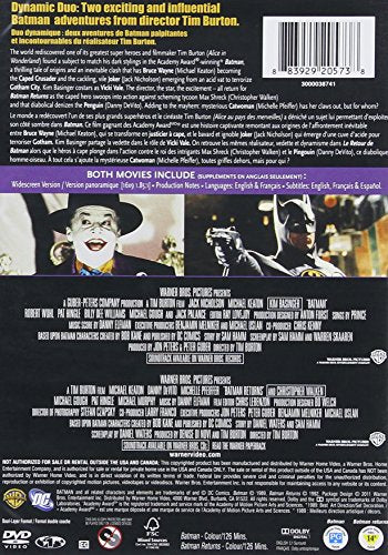 Batman + Batman Returns - DVD (Used) - www.Shopthatapp.com