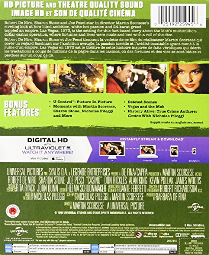 Casino (Iconic Art SteelBook) [Blu-ray] (Bilingual) - www.Shopthatapp.com