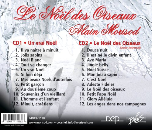 Alain Morisod & Sweet People / Un Vrai Noel + Le Noel des Oiseaux - CD (Used)