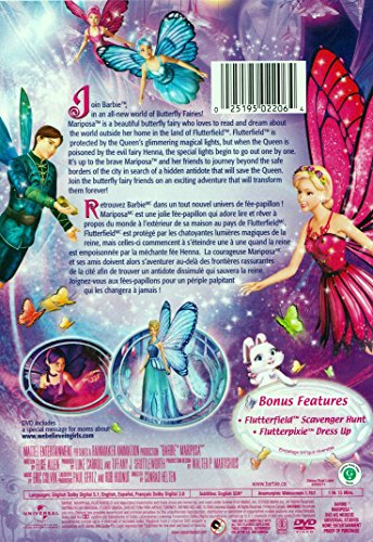 Barbie Mariposa And Her Butterfly Fairy Friends - DVD (Used) - www.Shopthatapp.com