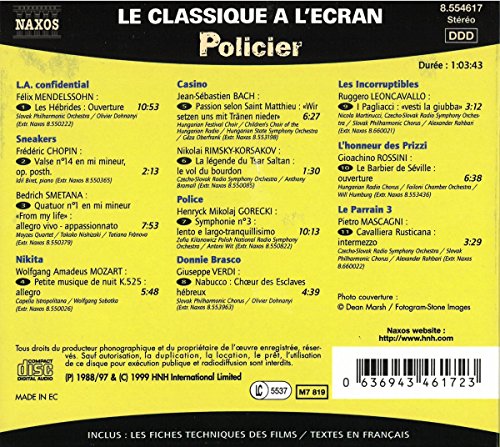 Classique Al'ecran: Polic O.S.T. - www.Shopthatapp.com