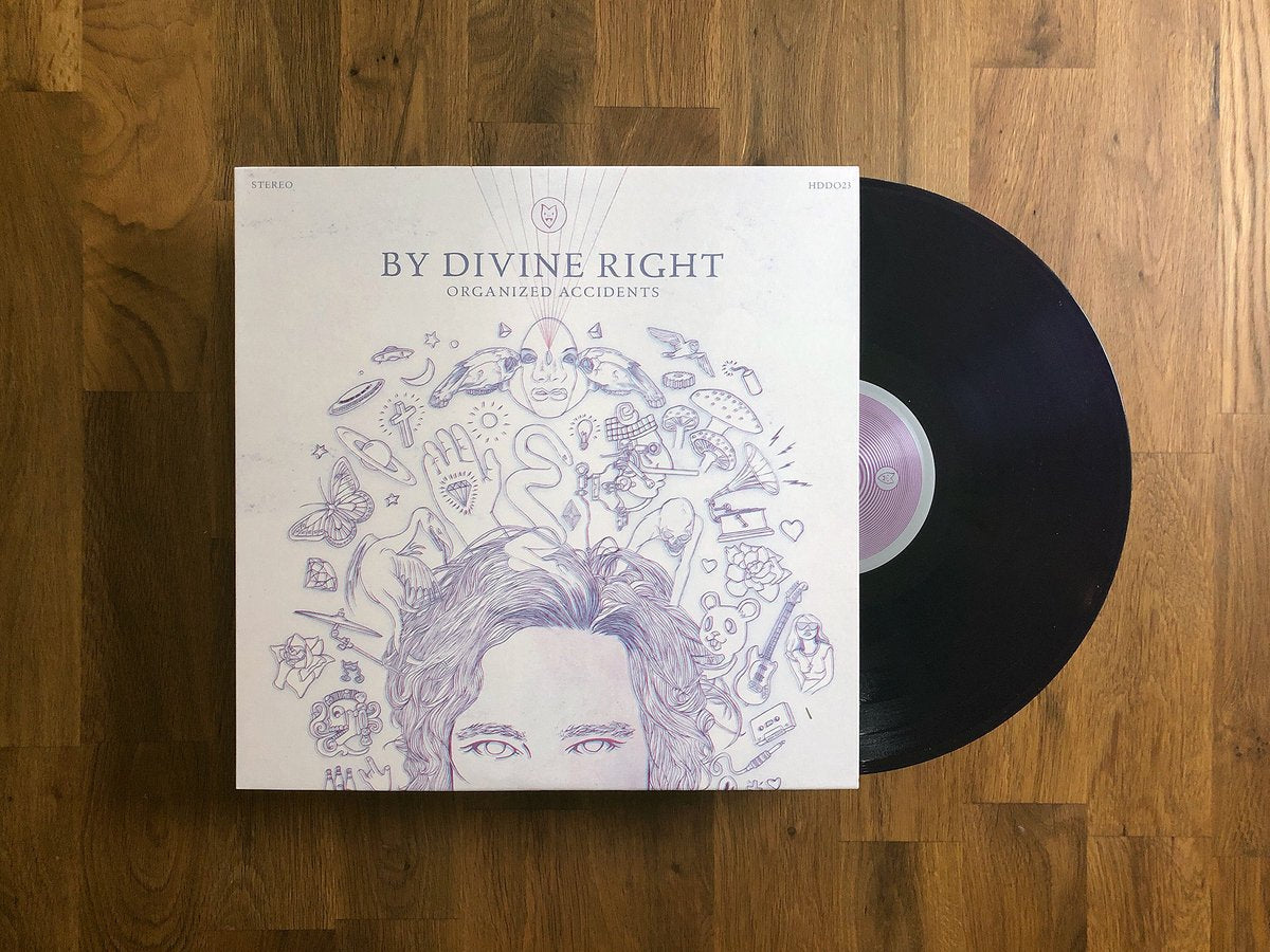 By Divine Right / Organized Accidents - Purple LP Vinyl - www.Shopthatapp.com