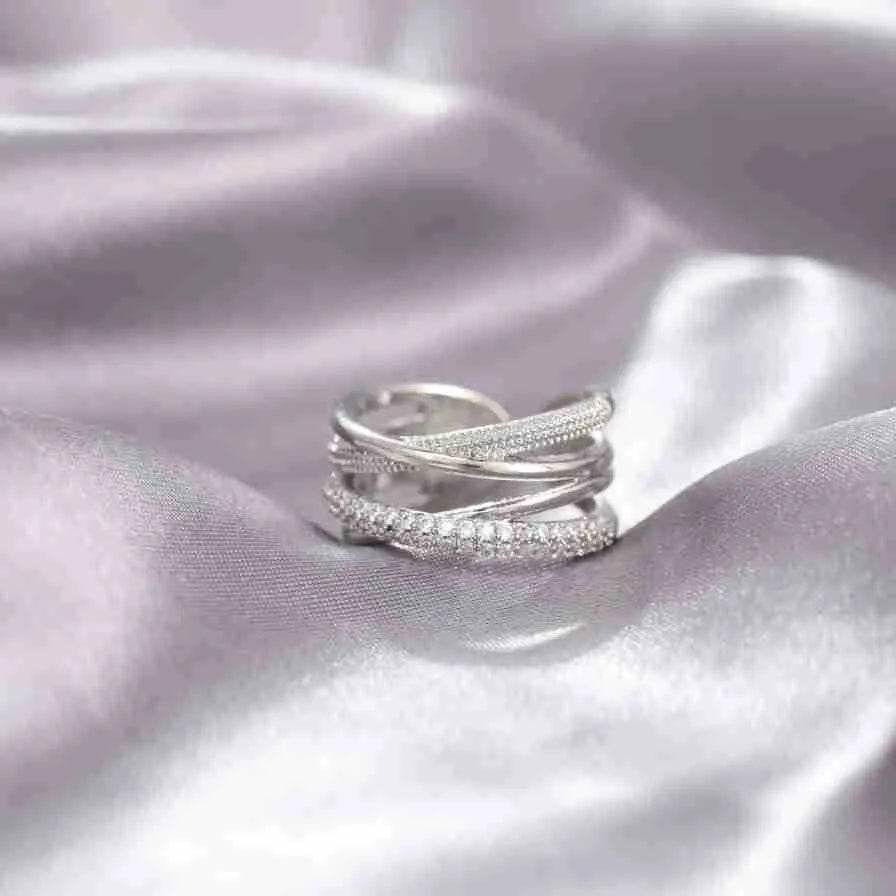 Niche Opening Adjustable Non-fading Cross Ring - www.Shopthatapp.com