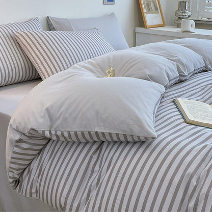 Pure Cotton Class A Four-piece Quilt Cover Household Pure Cotton Bed Sheet Duvet Cover - www.Shopthatapp.com