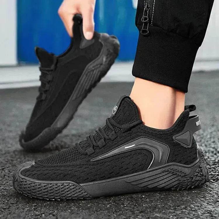Breathable Flying Mesh Sports Shoes Casual Lightweight Lace-up Sneakers For Men - www.Shopthatapp.com