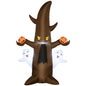 5 Halloween Inflatables Outdoor Decorations Ghost Tree With Pumpkins, Blow-Up LED Yard Decor Indoor Outdoor For Garden, Lawn, Party, Holiday - www.Shopthatapp.com