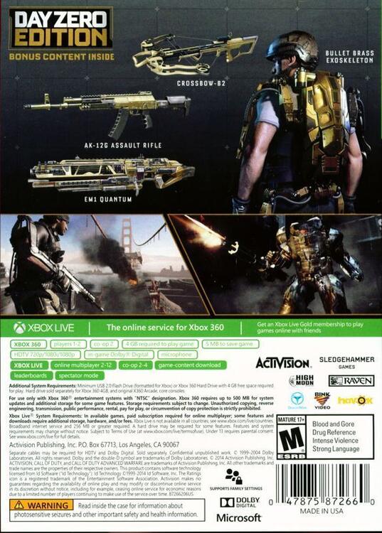Call of Duty: Advanced Warfare (usagé) - www.Shopthatapp.com