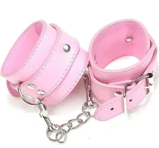 BDSM Handcuffs PU Leather - www.Shopthatapp.com